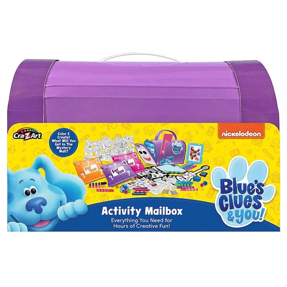 New Blue’s Clues Activity Mailbox Set Creative Toy CraZArt Josh Mail Steve